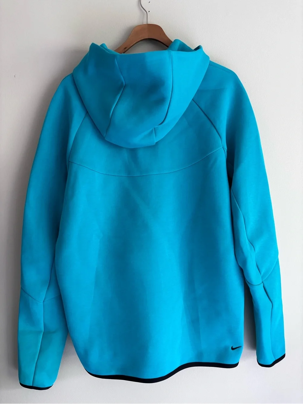 NWT Nike Sportswear Tech Fleece Full Zip Jacket Mens L Turquoise Blue HV0949-345